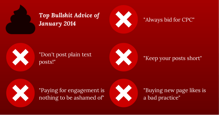 Worst Facebook Advice January 2014