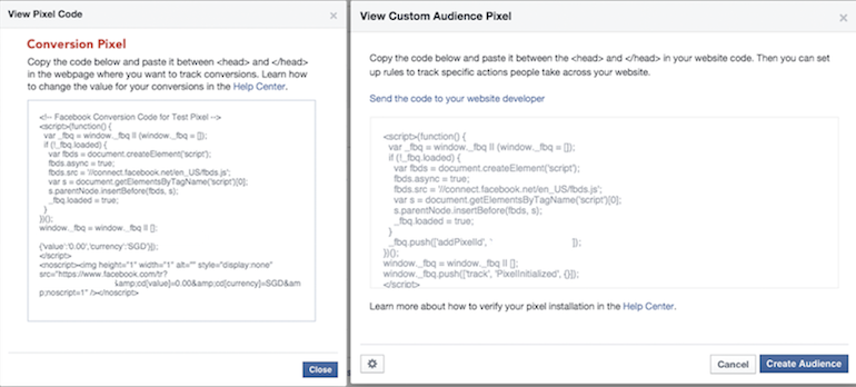 Facebook conversion and website custom audience pixels Conversion Pixels & Website Custom Audience: Are you mixing up the two?